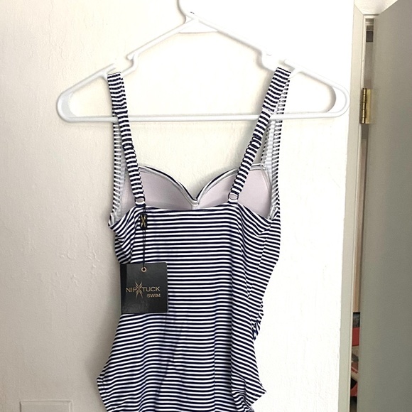 NWT Niptuck Sorrento Stripe One-Piece Swimsuit | Size 4 | Tummy Control - Picture 3 of 8